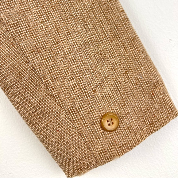 Pendleton 70s Vintage Tweed Blazer 100% Virgin Wool Tan Brown Jacket Made in USA - Picture 14 of 14